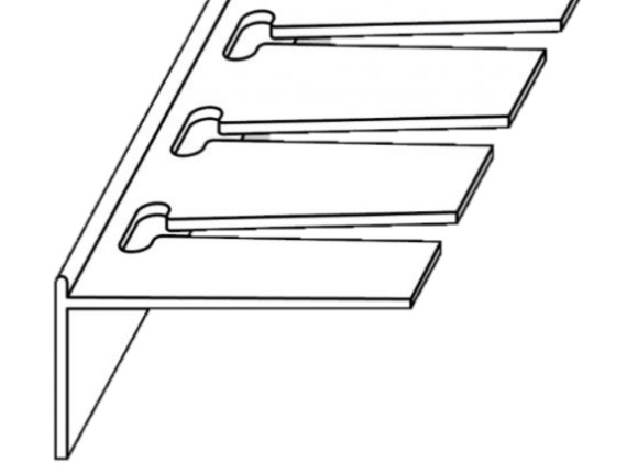 as3266 trimtex 10mm archway l bead 3000mm